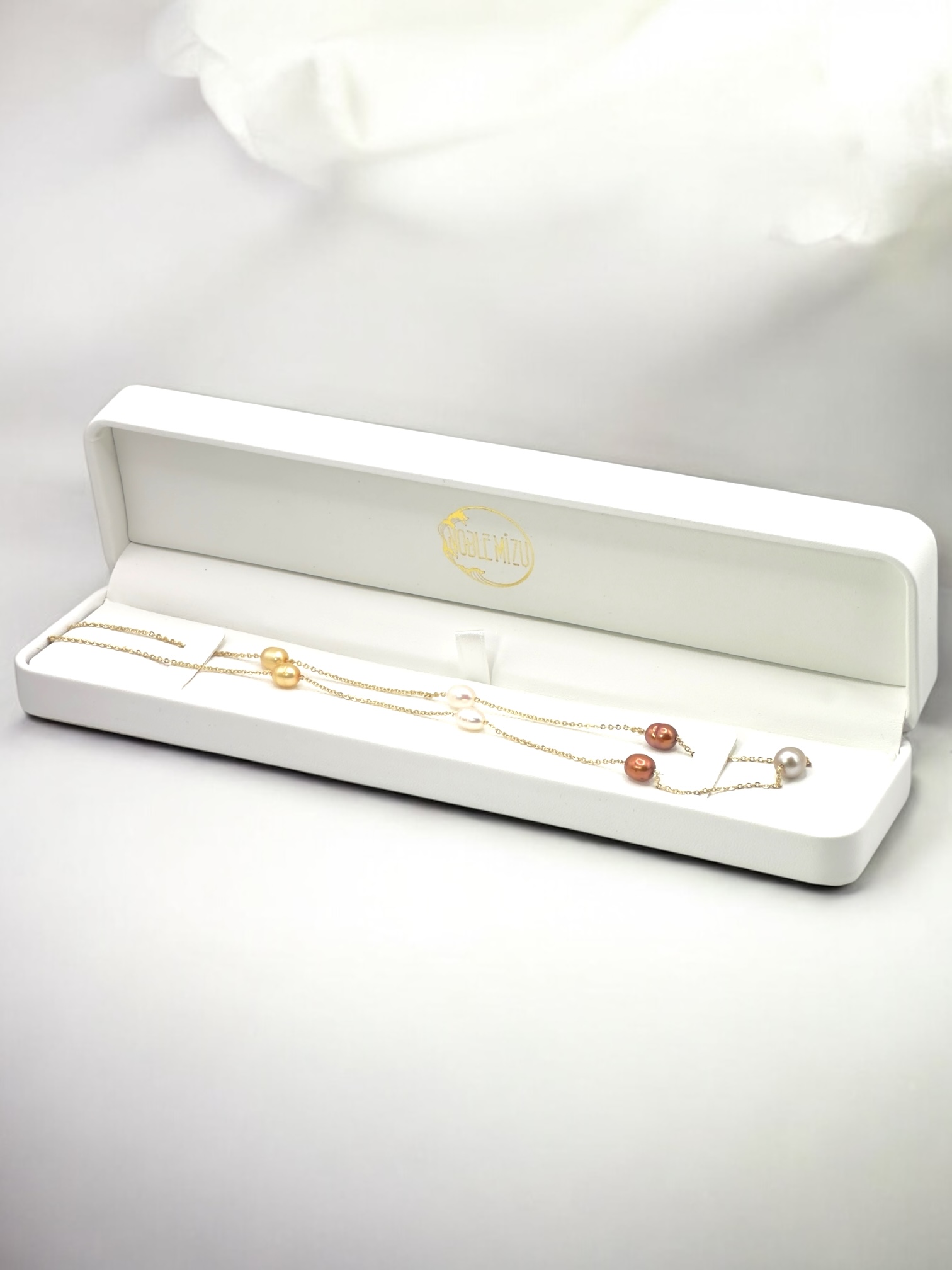 5 – 6 mm Multi Color Pearl Chain Necklace